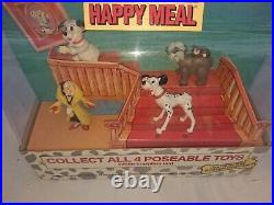 Rare HTF 1991 Mcdonald's 101 Dalmatians Happy Meal Toy Display