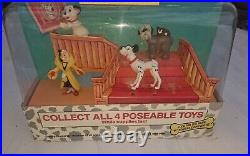 Rare HTF 1991 Mcdonald's 101 Dalmatians Happy Meal Toy Display