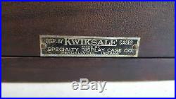 Rare Schrade Pocket Knife Counter Top Display Showcase Antique