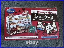 Re-Ment Mickey Minnie Bakery Cafe Sweets Showcase Display Case