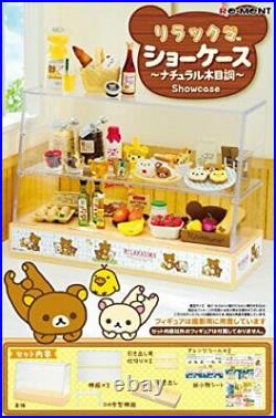 Re-Ment Miniature Sanrio Rilakkuma Display Cabinet Fridge Showcase Set