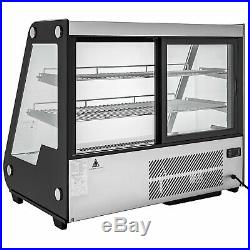 Refrigerated Bakery Display Case Countertop 130L Show Case Cabinet Dessert Case