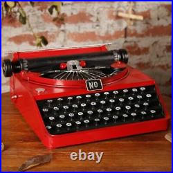 Retro Typewriter Vintage Showcase Type Writer Old Typer Display Decoration Gift