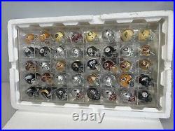 Riddell 40 Piece Super Bowl Winners Collection with Display Showcase