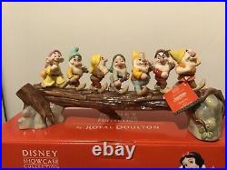 Royal Doulton Disney Heigh Ho Snow White Ltd Ed 208/1500 Never Displayed Mint