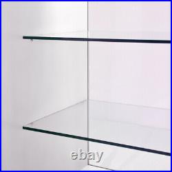 Shop Counter Retail Shelves Storage Display Cabinet Showcase Glass Capricorn