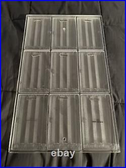 Show Your Slabs Graded Card Frame 9 slabs / Mounts to Wall / PSA Sized