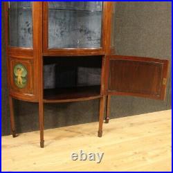 Showcase A Moon Bookcase Exhibitor Furniture Wooden Painting Antique Style