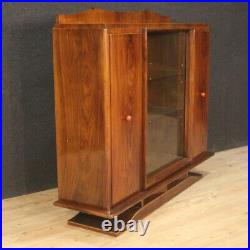 Showcase Bookcase Exhibitor Style Art Deco Furniture Dresser Wood 900 Xx Century