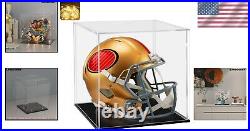 Showcase Your Treasures 14x14 Acrylic Display Box with LED Light and Black Base