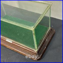 Small Antique Wood Glass Store Display Case Showcase Box