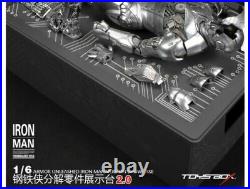 TOYS-BOX 1/6 Iron Man MK2 Version Armor UNLEASHED SHOWCASE 2.0 Display Set Model