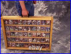 Table Top Card Display Case / Trade Show Case / 1/2 / Full Portable Table Top