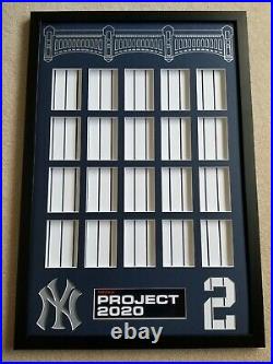 Topps Project 2020 Derek Jeter 20 Card Display/ Showcase Your Set