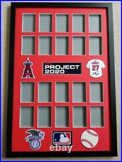 Topps Project 2020 Mike Trout 20 Card Display Frame/ Showcase Your Set