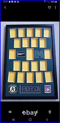 Topps Project 2020 Rickey Henderson 21 Card Display. Showcase Your Set