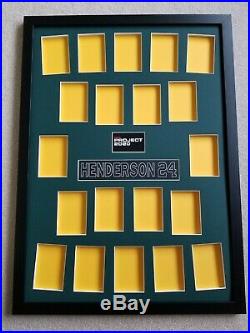 Topps Project 2020 Rickey Henderson Display Frame / Showcase Your 20 Card Set