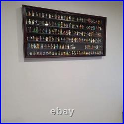 Toy Minifigures Miniatures Solid Wood Display Case Wallmount showcase