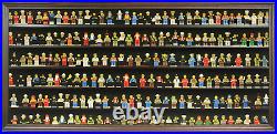 Toy Minifigures Miniatures Solid Wood Display Case Wallmount showcase