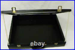 Trade Show Display Case Glossy Black P304B Show Display Case