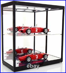 Triple 9 Led Display Show Case Double Shelves 118 Scale Great For Car Displays