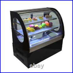 USED Refrigerated Display Cabinet Commercial Pie Cake Showcase Rear Door 220V