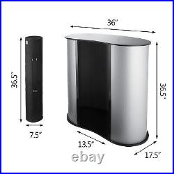 VEVOR 3636'' Trade Show Display Podium Table Counter Stand Professional withCase