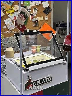 Vaseni Hard Gelato Ice Cream Showcase Ice cream Display with 3 pcs 1/3 GN pan