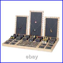 Velvet Jewelry Organizer Storage Display Ring Bracelet Necklace Showcase Tray