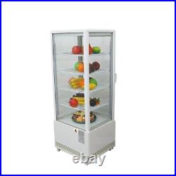 Vertical Bakery Showcase Commercial Refrigerator 25Gal LED Display Auto Defrost