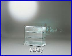 Vetrina bassa Vetrinetta Espositore Display Showcase Banco Vetro cristallo