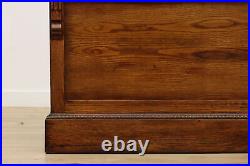 Victorian Oak Antique Jewelry or Collector Showcase Display #52655