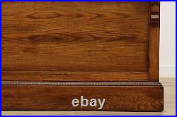 Victorian Oak Antique Jewelry or Collector Showcase Display #52655