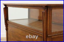 Victorian Oak Antique Jewelry or Collector Showcase Display #52655