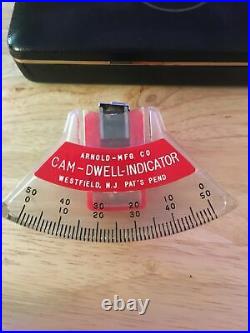 Vintage AC Spark Plug Cam Dwell Indicator Tool with Case Automotive Tool Antique