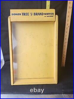 Vintage Boker Tree Brand Knives Store Display Counter Showcase