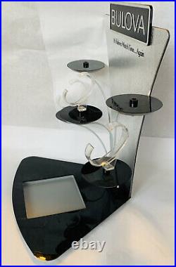 Vintage Bulova Window Watch Display Stand Fixture Showcase NOS From 1960s/70s