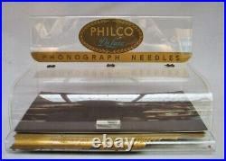Vintage Philco Phonograph Needle Store ShowCase Streamline Modern Design