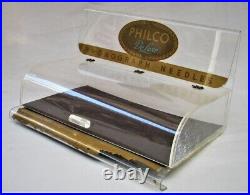 Vintage Philco Phonograph Needle Store ShowCase Streamline Modern Design