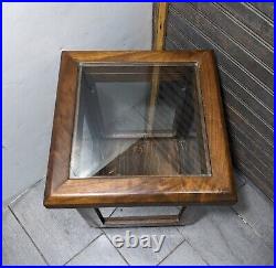 Vintage Wood & Glass Store Counter Display Case/Box Showcase Cabinet Vitrine