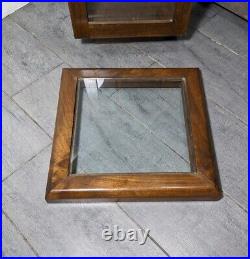 Vintage Wood & Glass Store Counter Display Case/Box Showcase Cabinet Vitrine