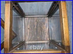 Vintage Wood & Glass Store Counter Display Case/Box Showcase Cabinet Vitrine