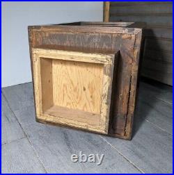 Vintage Wood & Glass Store Counter Display Case/Box Showcase Cabinet Vitrine